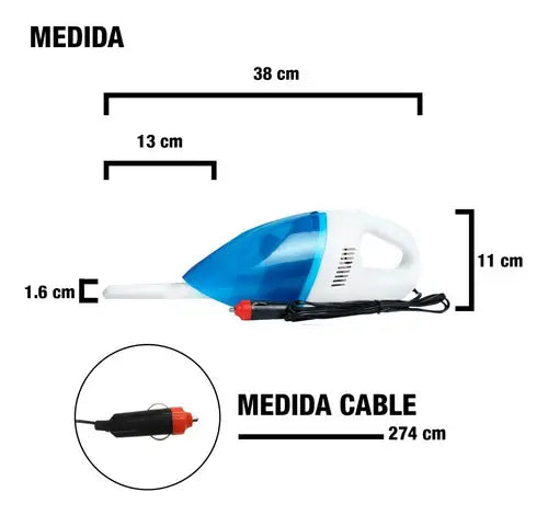 ASPIRADORA DE MANO PORTATIL ULTRA CÓMODA
